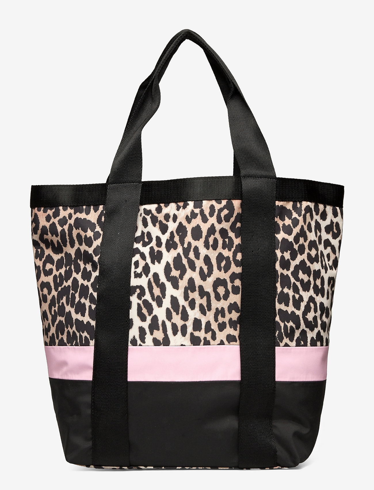 Ganni - Recycled Tech Large Tote - leopard - 1