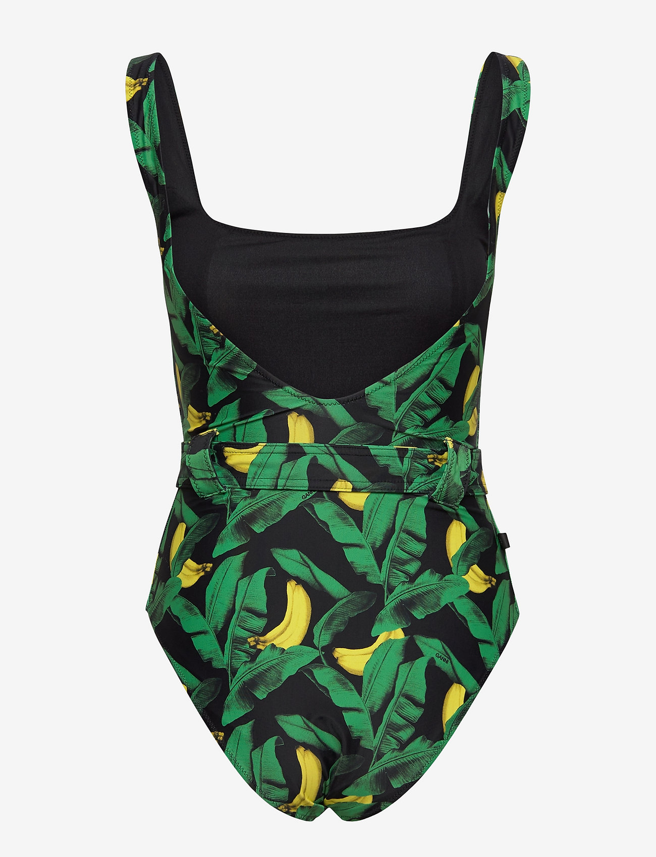 Ganni - Recycled Printed - swimsuits - banana tree black - 1