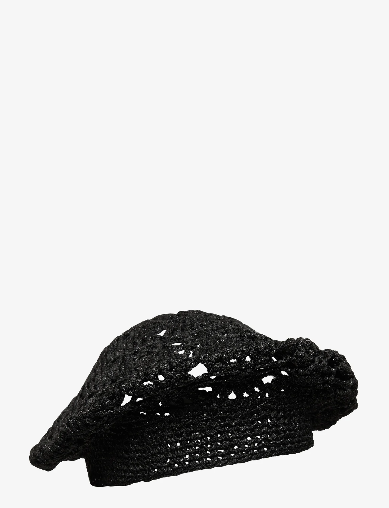 Ganni - Beret - bucket hats - black - 0