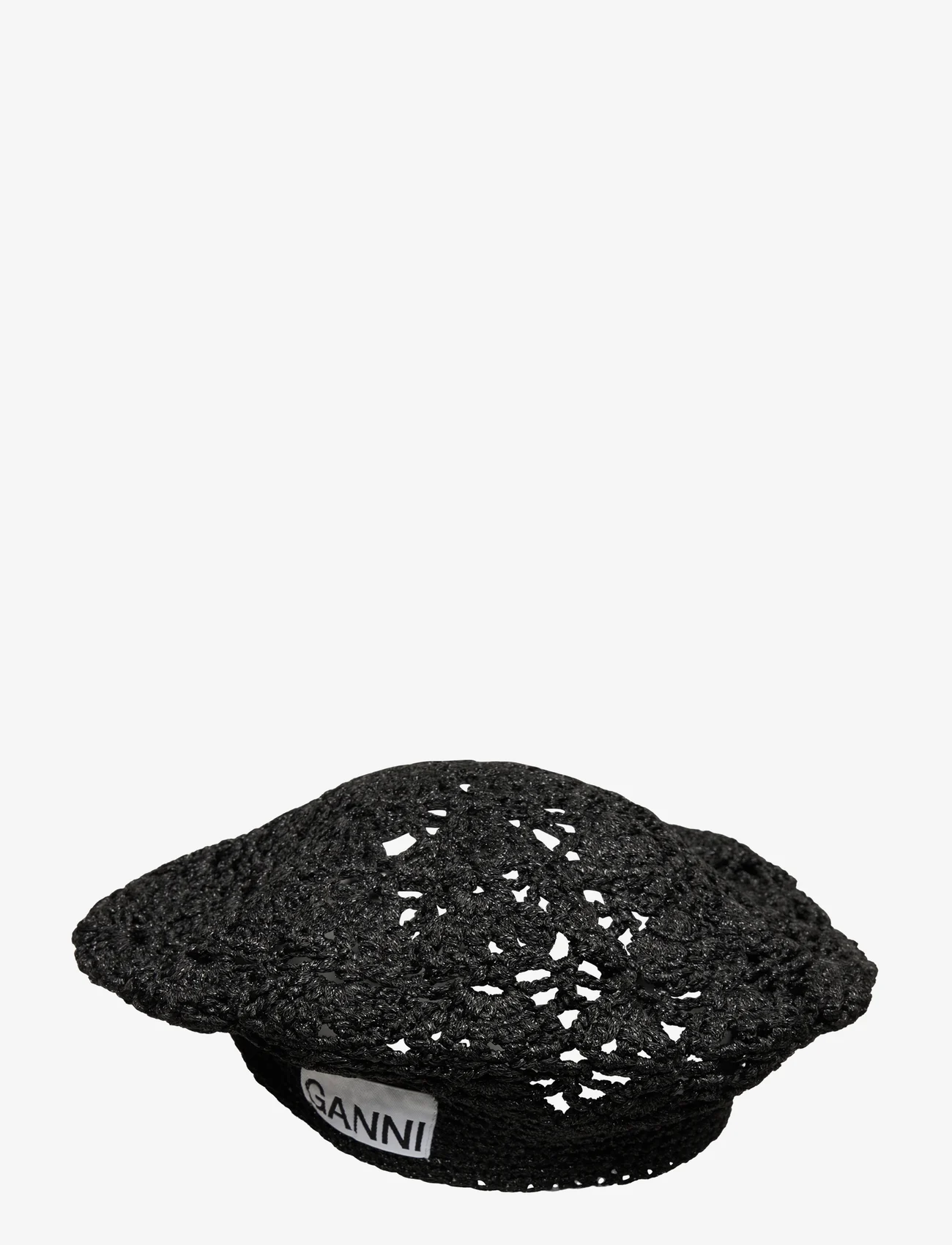 Ganni - Beret - bucket hats - black - 1