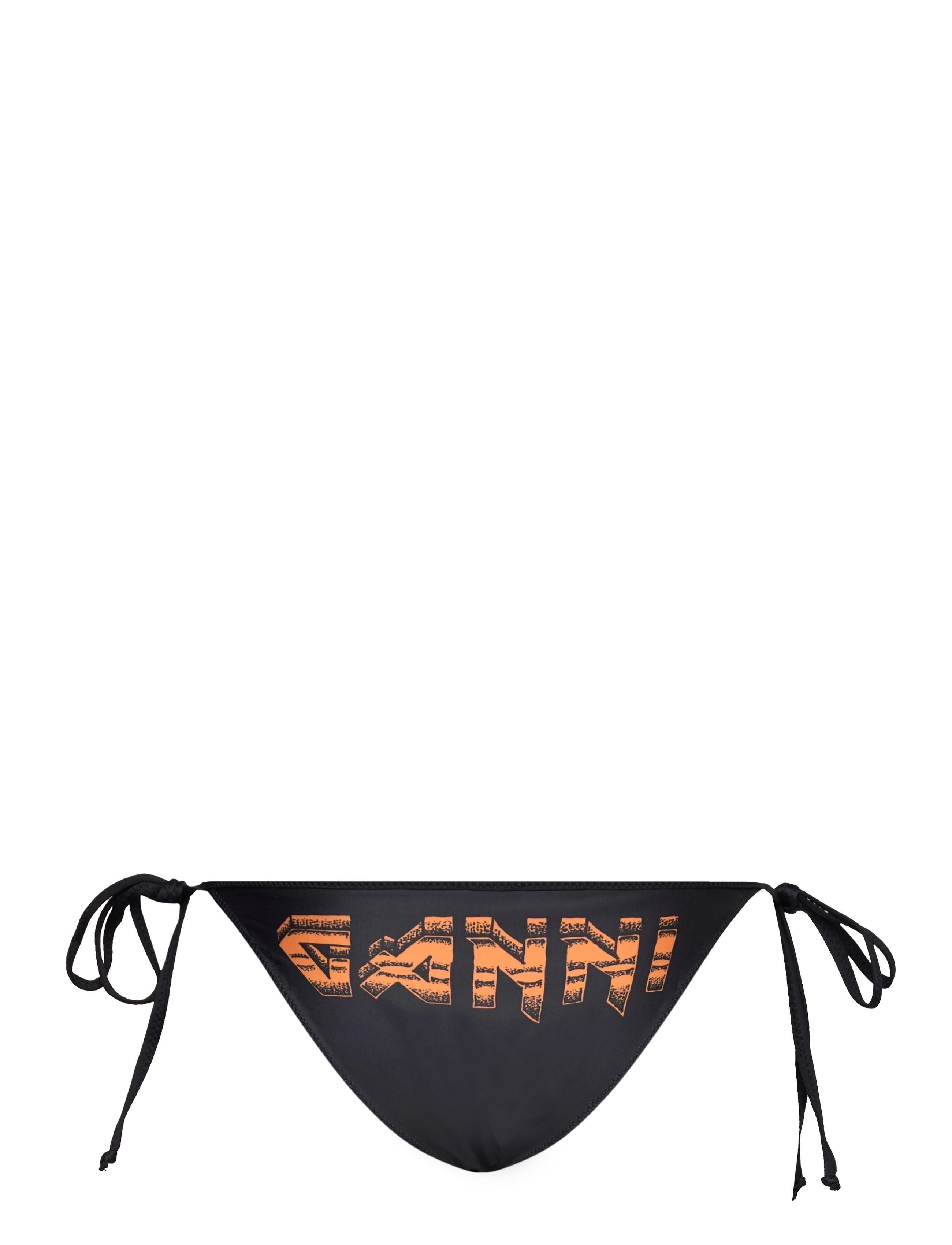 Ganni - Recycled Graphic - solmittavat bikinit - black - 1