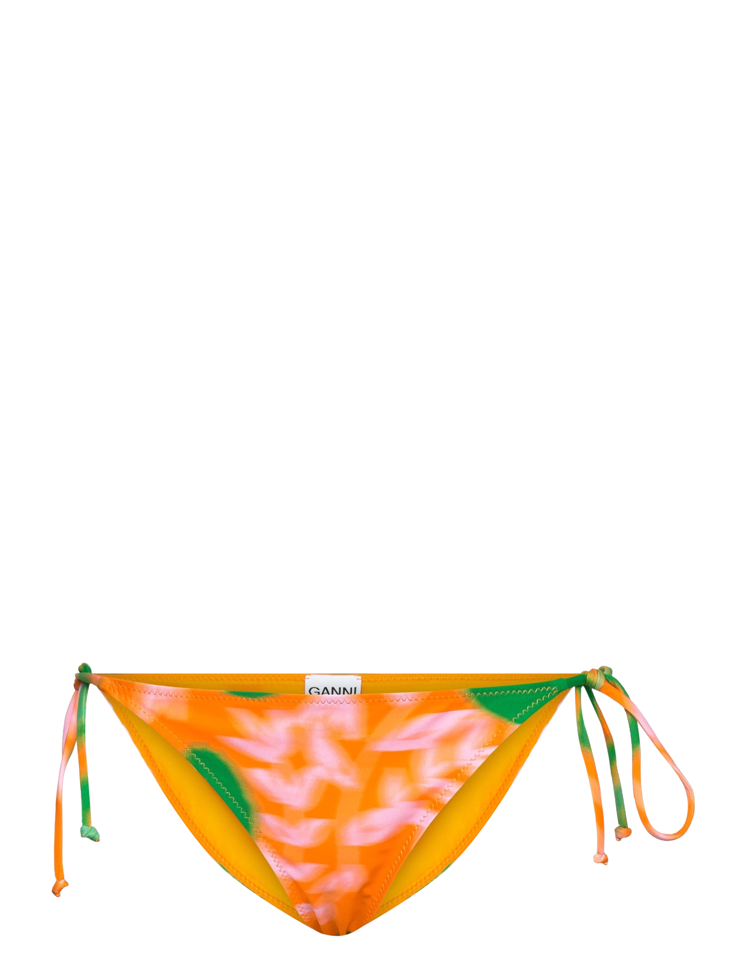 Ganni Recycled Printed - Bademode - VIBRANT ORANGE / orange