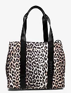 Recycled tech Medium Tote Print - LEOPARD
