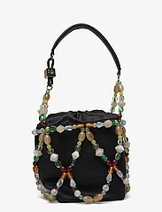 Ganni - Party Line Bucket Beads - top handle tasker - black - 1