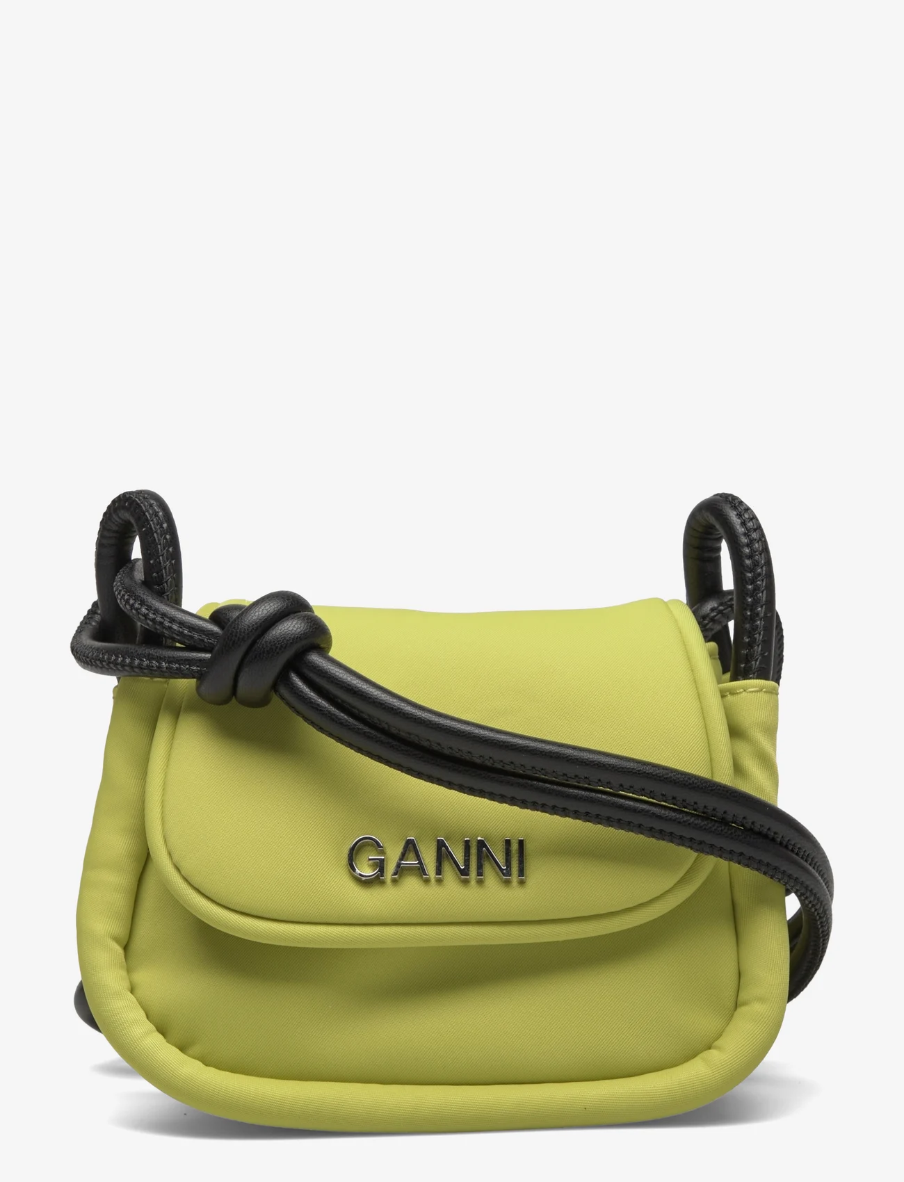 Ganni - Knot Mini Flap Over - juhlamuotia outlet-hintaan - tender shoots - 0