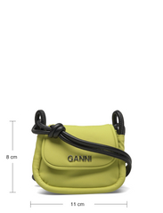 Ganni - Knot Mini Flap Over - juhlamuotia outlet-hintaan - tender shoots - 5