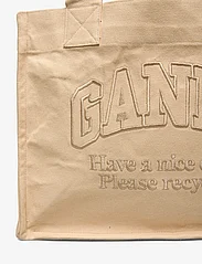Ganni - Easy Shopper - tote bags - buttercream - 3
