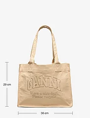 Ganni - Easy Shopper - sacs en toile - buttercream - 5