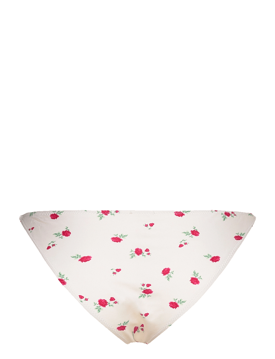 Ganni - Recycled Printed - bikiní buxur - tofu - 1