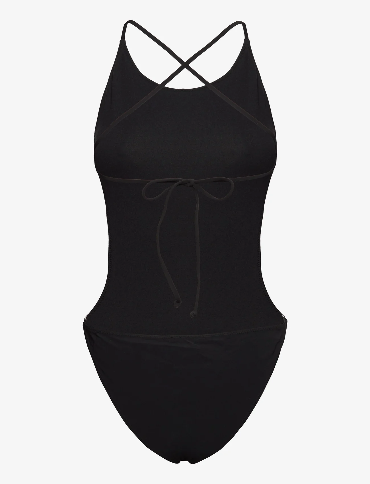 Ganni - Recycled Matte - swimsuits - black - 1