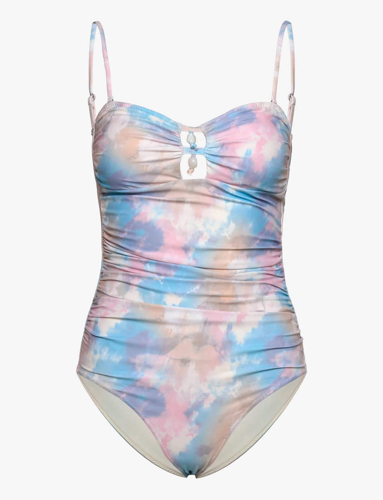 Ganni - Recycled Printed - swimsuits - bleached mauve - 0