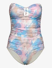 Ganni - Recycled Printed - swimsuits - bleached mauve - 4