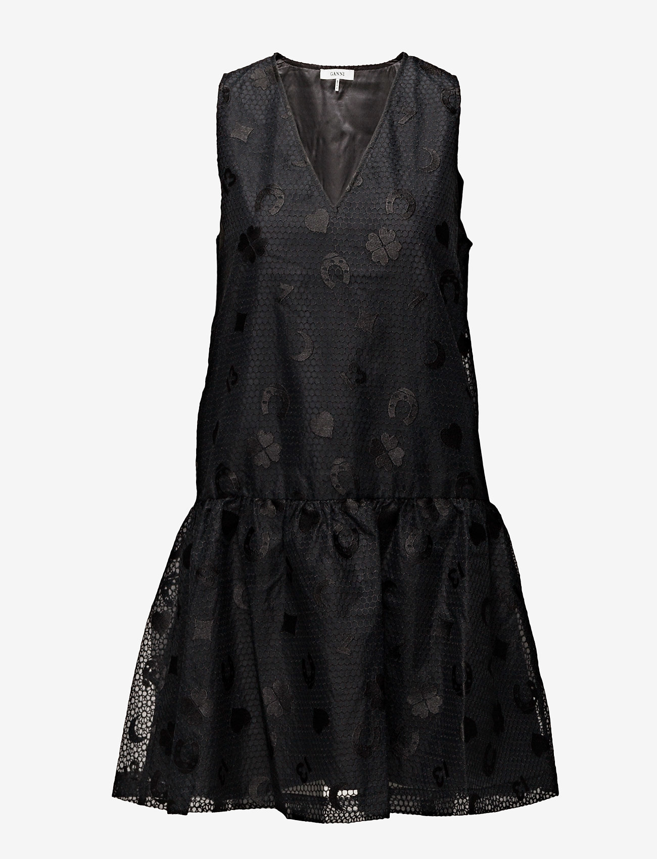 Ganni - Hamilton Lace - black luck - 0