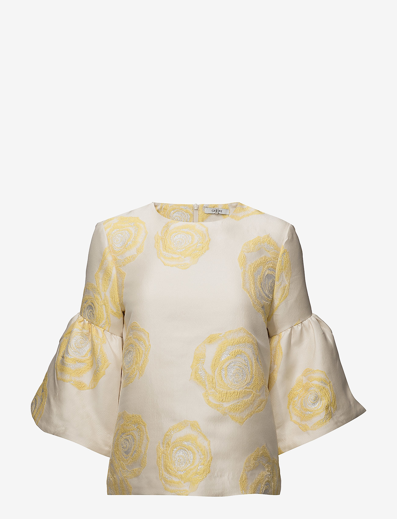 Ganni - Turenne Jacquard - vanilla ice - 0