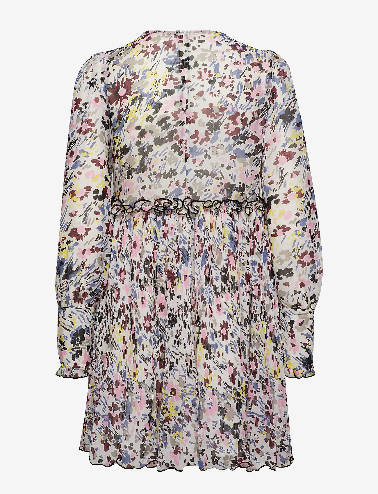 Ganni - Pleated Georgette - egret - 1