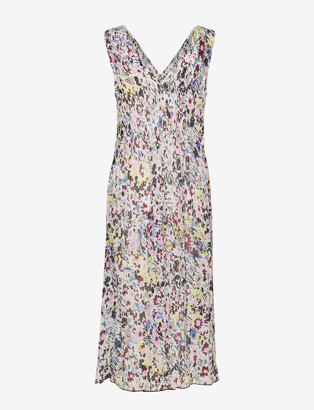 Ganni - Pleated Georgette - egret - 1