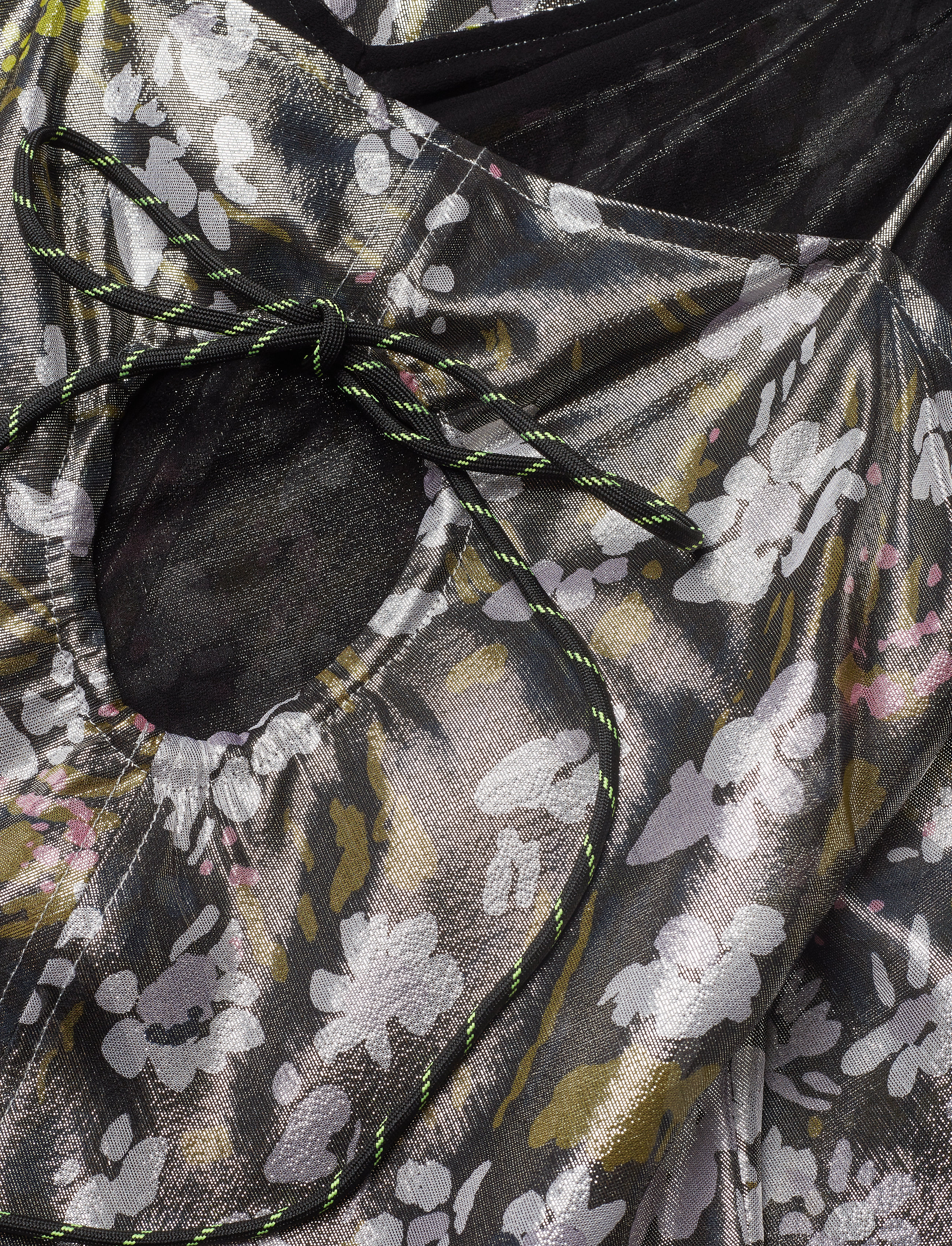 Ganni - Lurex Silk - black - 3