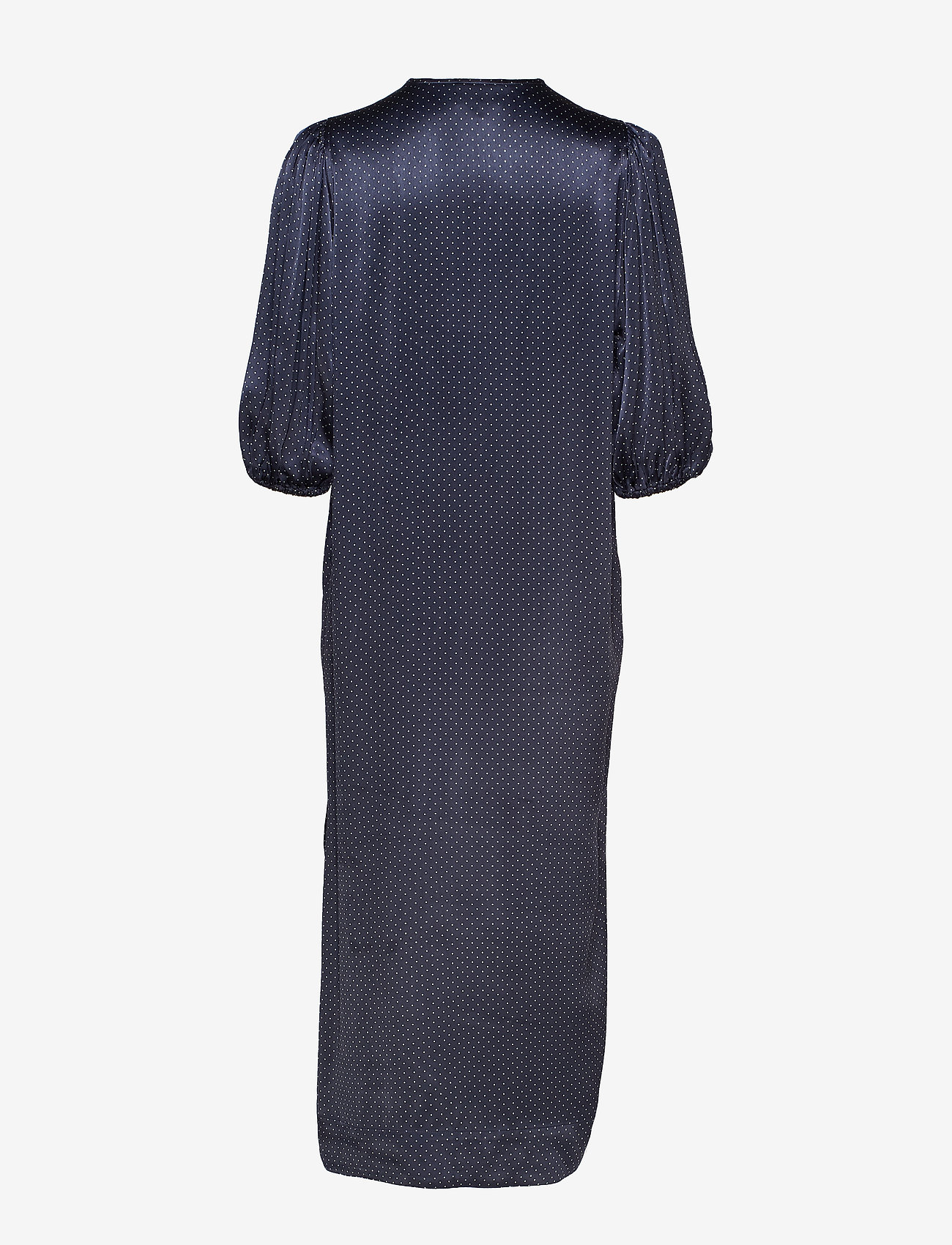 Ganni Heavy Satin Long Dress  maxi kjoler  shop p Booztlet