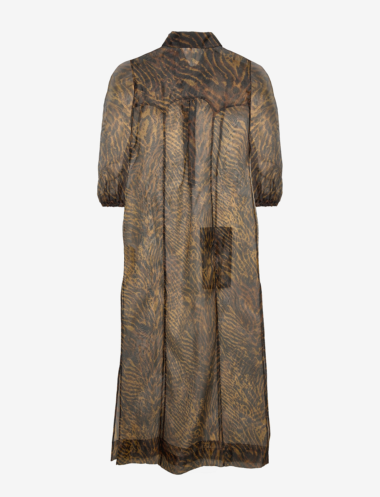 Ganni - Printed Organza - tiger - 1