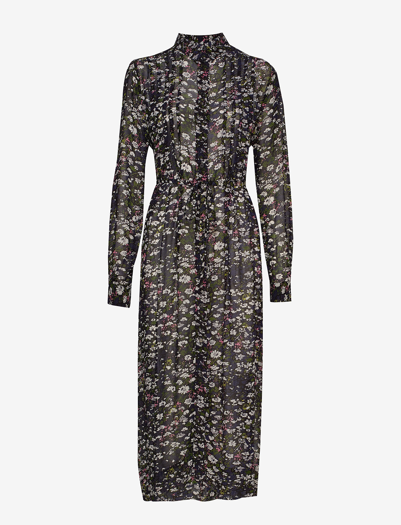 Ganni - Printed Georgette - black - 0