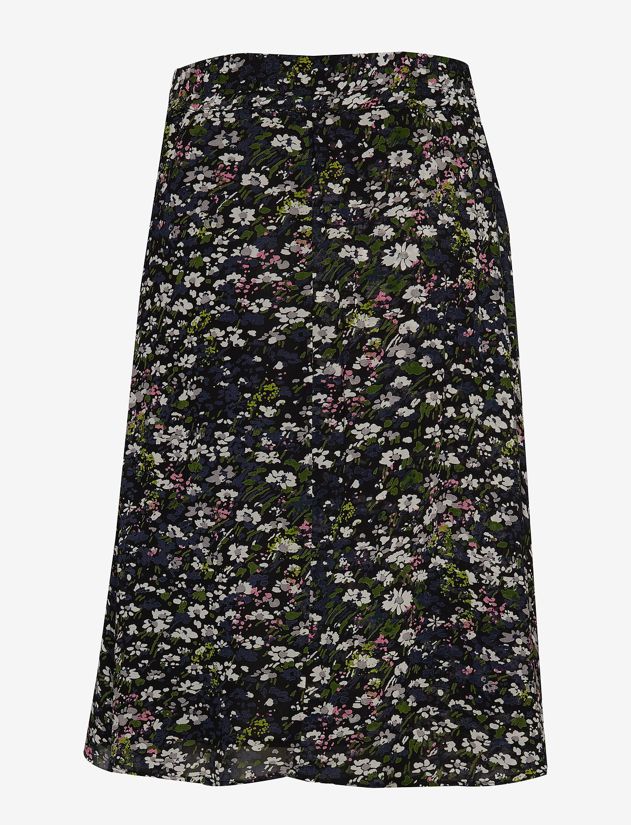 Ganni - Printed Georgette - black - 1