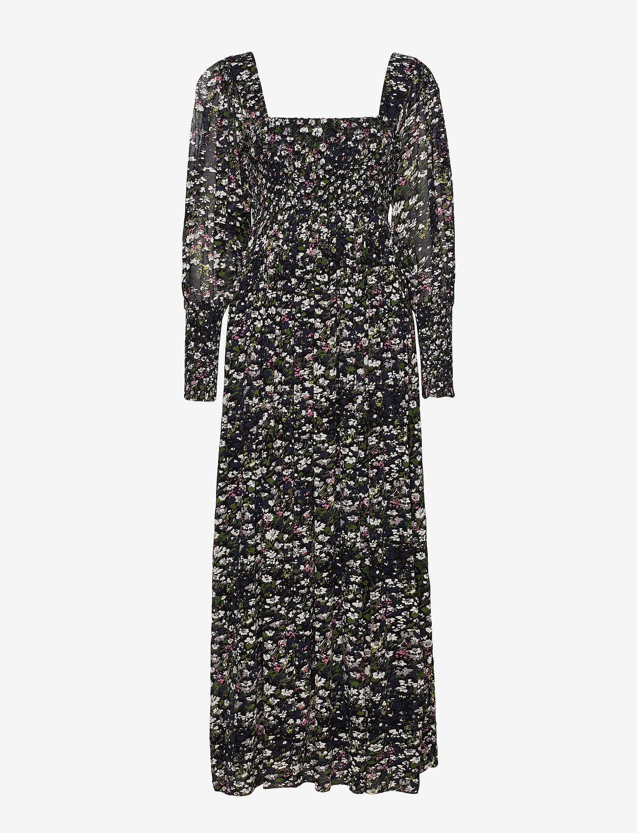 Ganni - Printed Georgette - black - 0