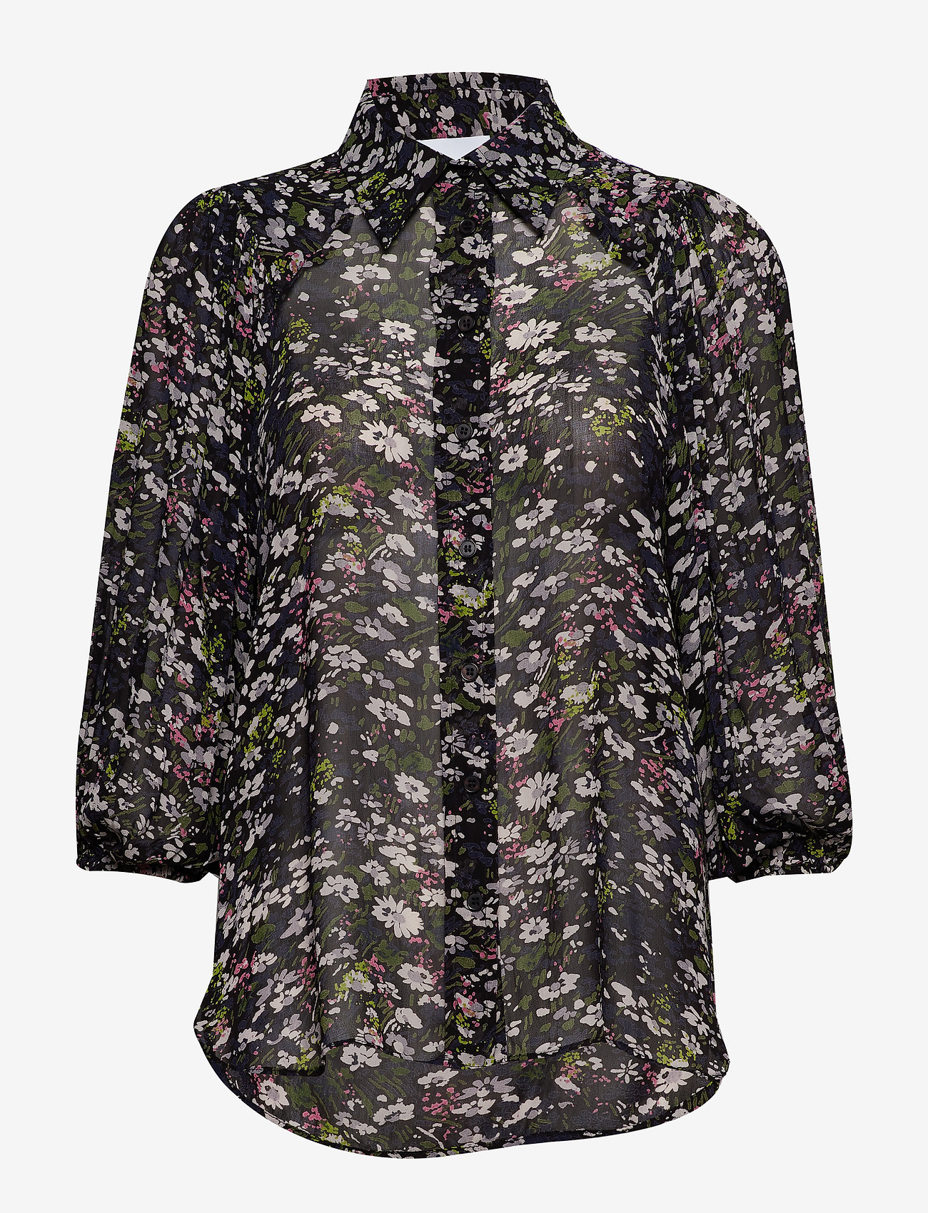 Printed Georgette - BLACK