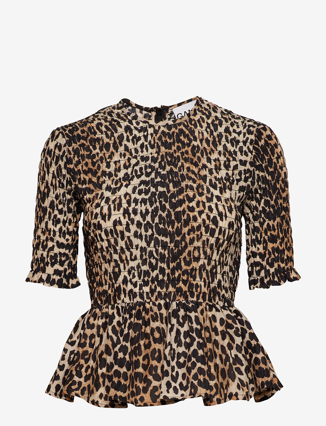 Ganni - Cotton Silk - leopard - 0
