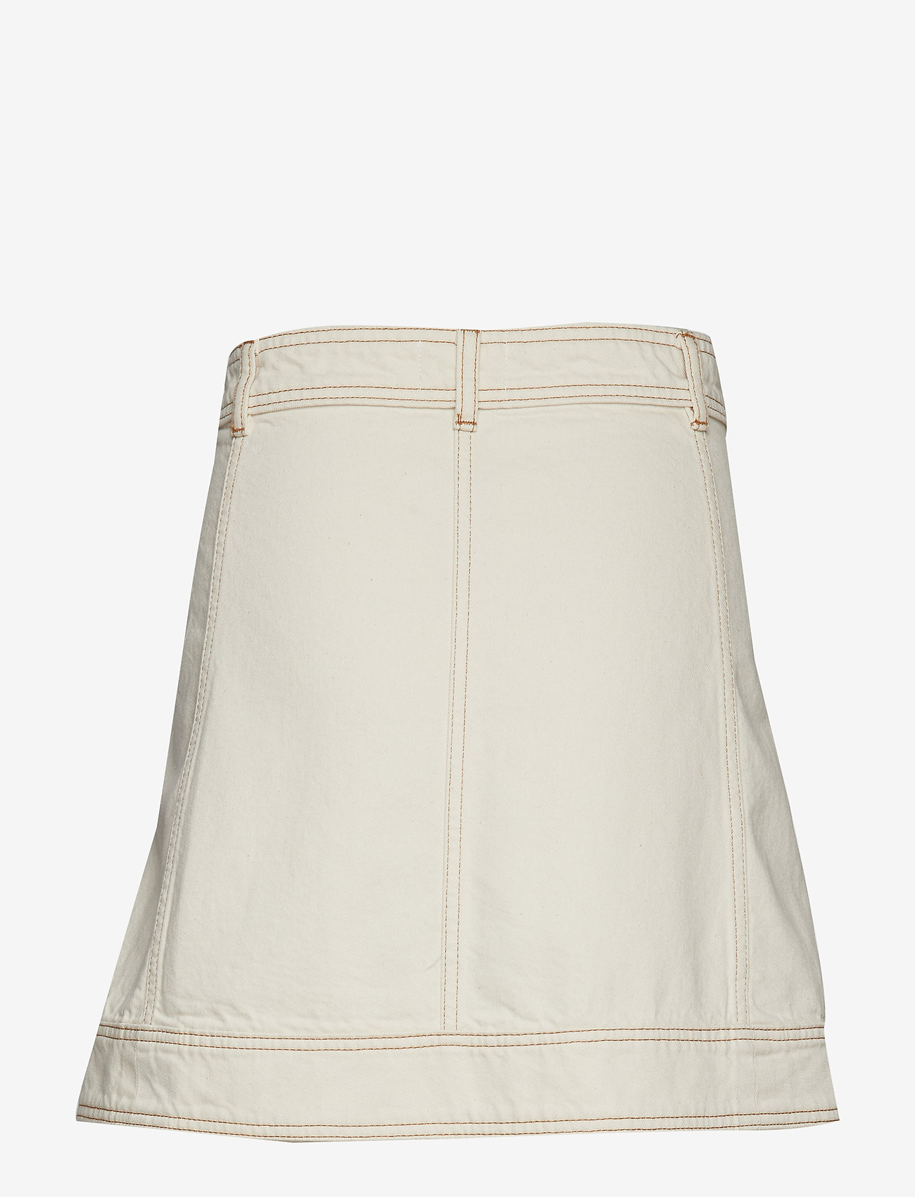 Ganni - Heavy Twill Skirt - vanilla ice - 1