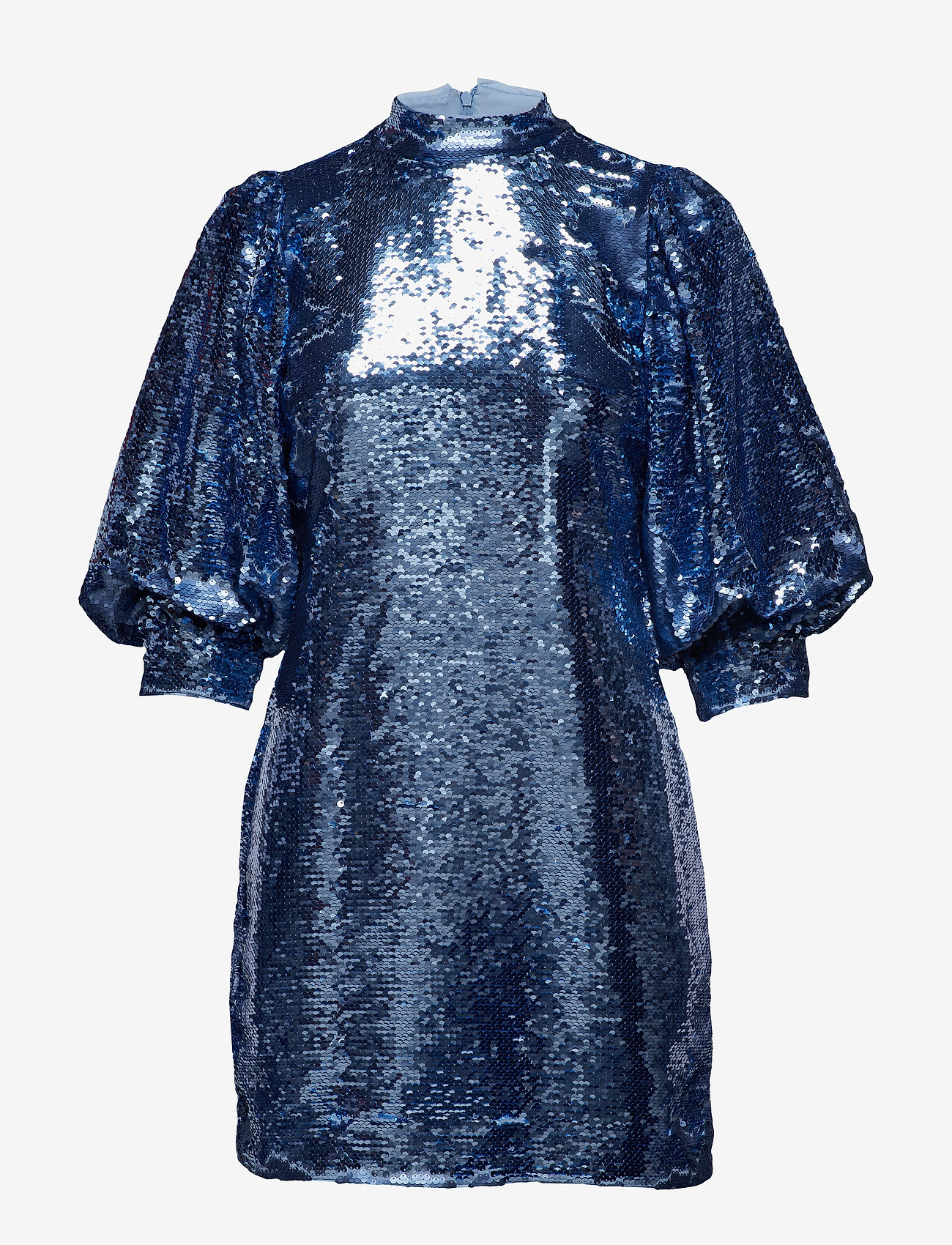 Ganni - Sequins Mini Dress - forever blue - 1