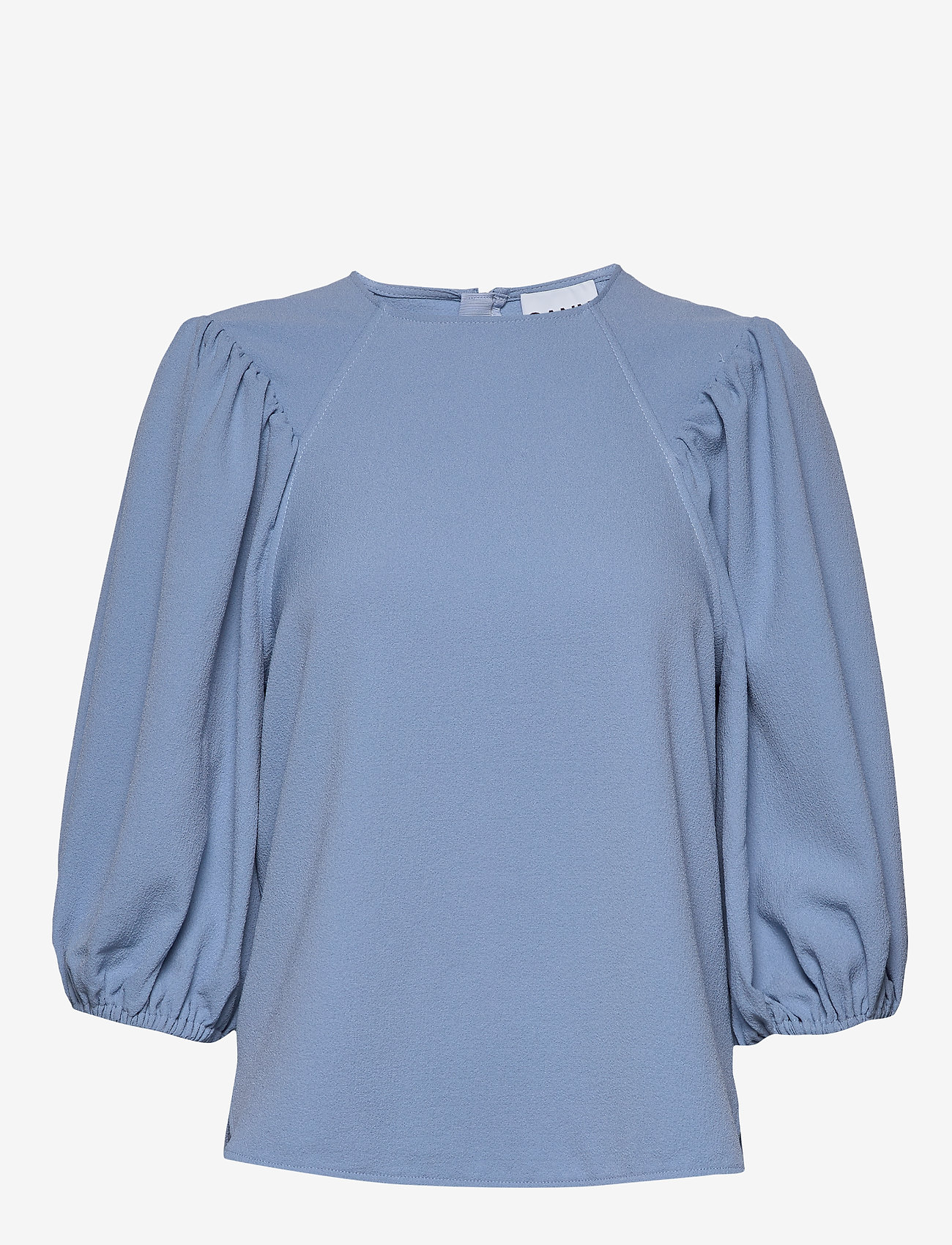 Ganni - Heavy Crepe - forever blue - 0