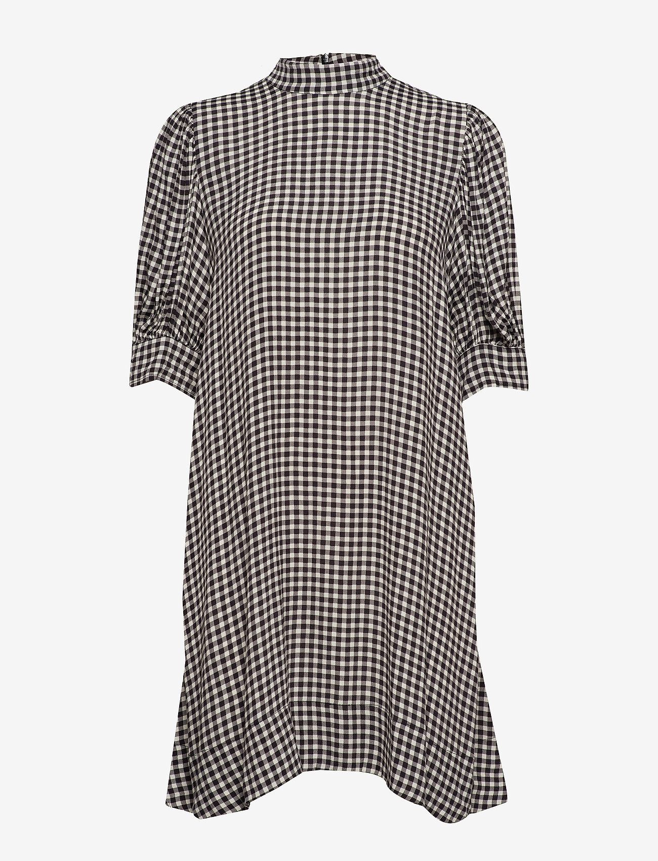 Ganni - Printed Crepe - black - 0