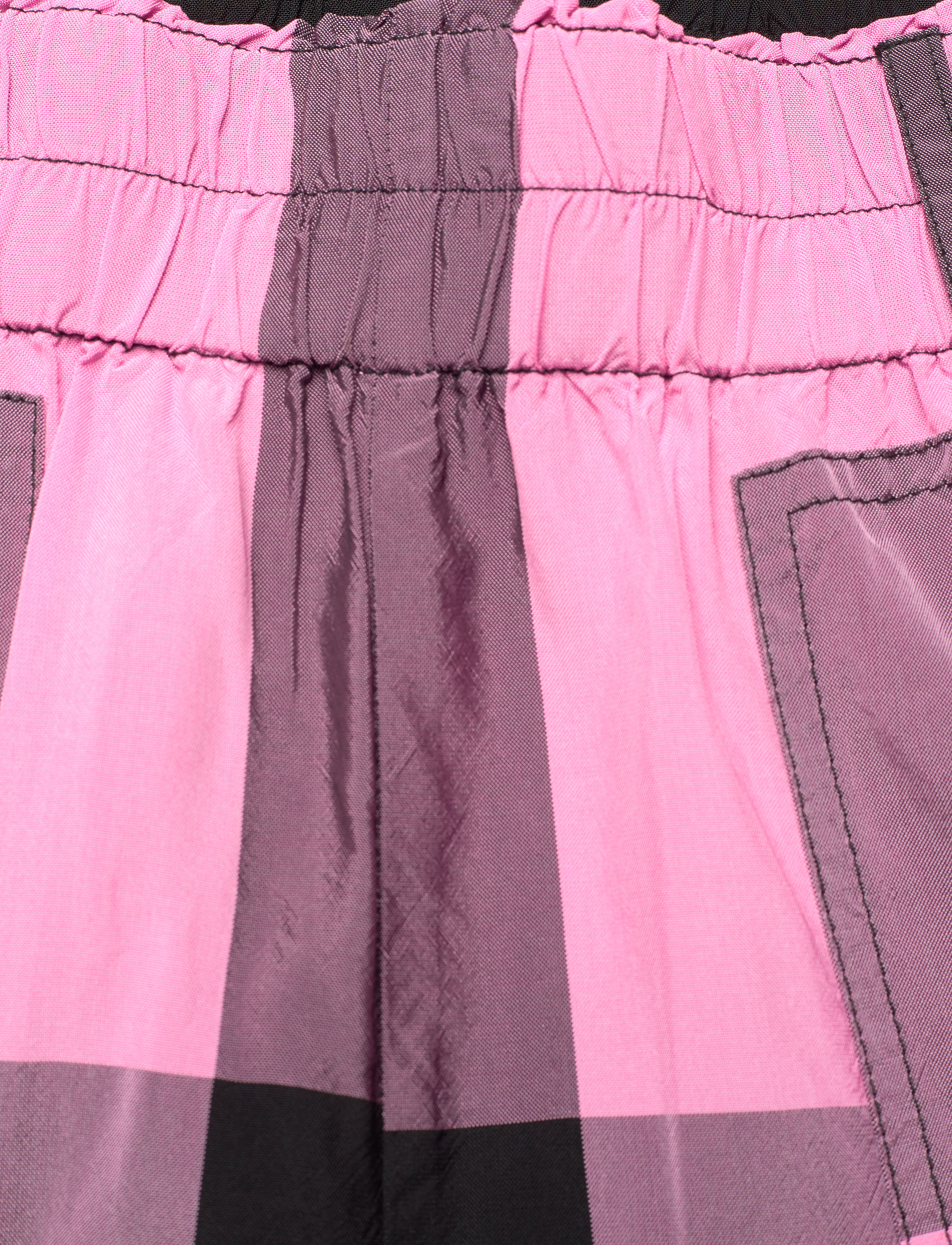Ganni - Viscose Check - moonlight mauve - 4