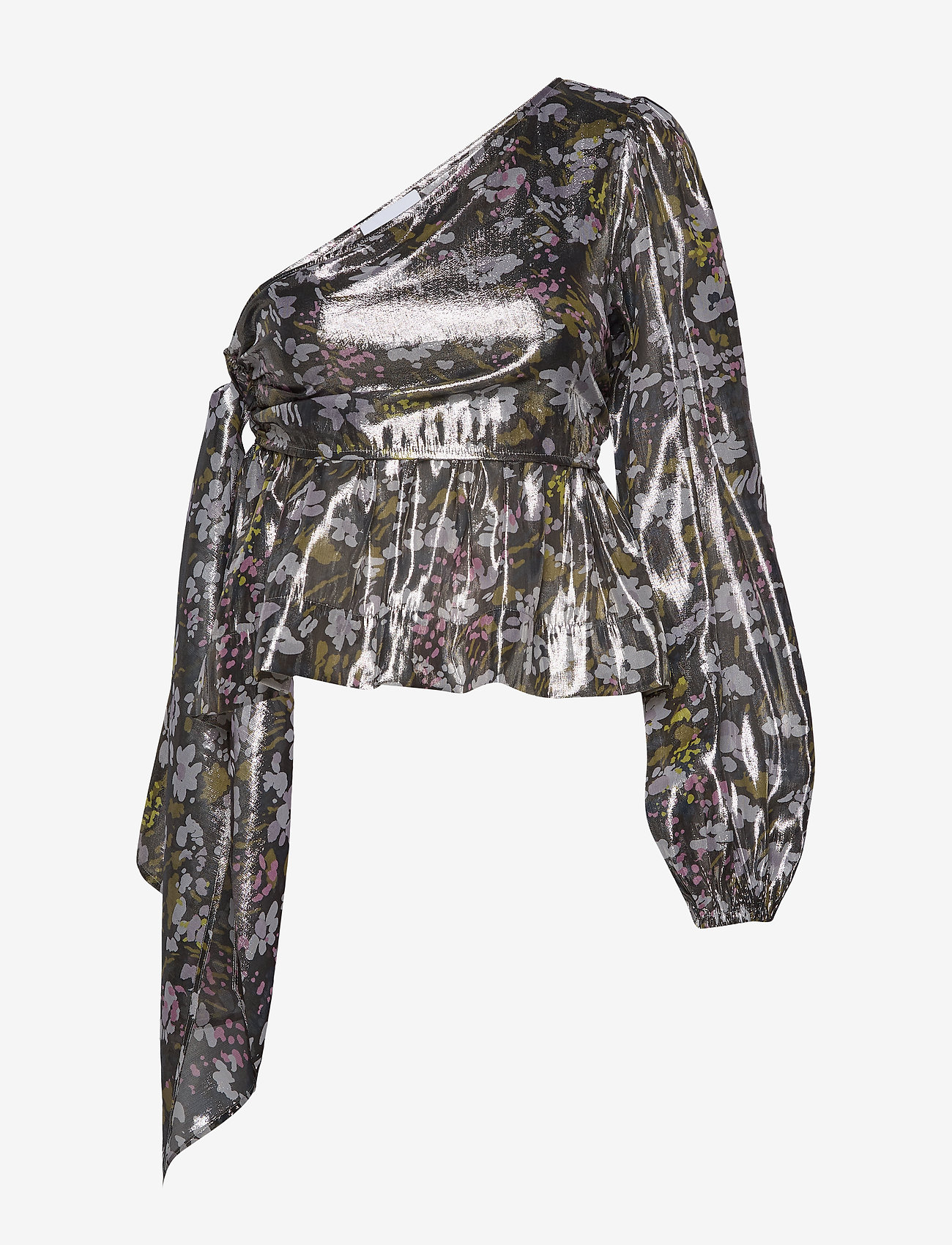 Ganni - Lurex Silk - black - 0