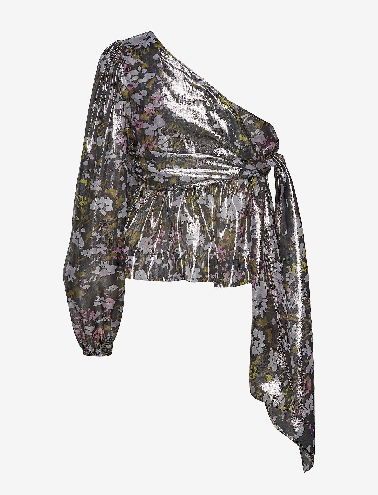 Ganni - Lurex Silk - black - 1