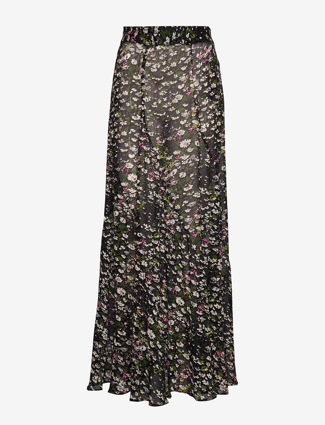 Ganni - Printed Georgette - black - 0