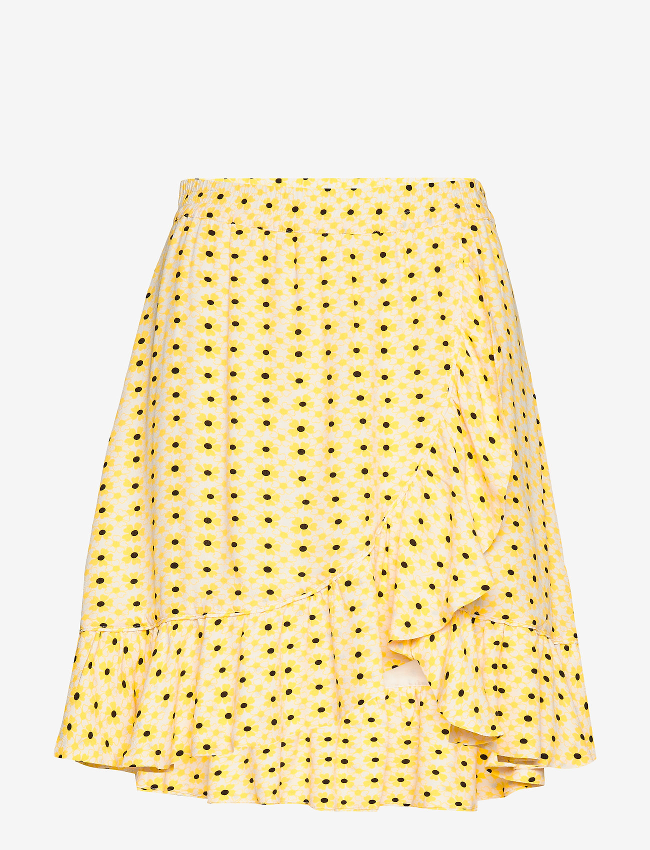 Ganni - Printed Crepe - maize - 0