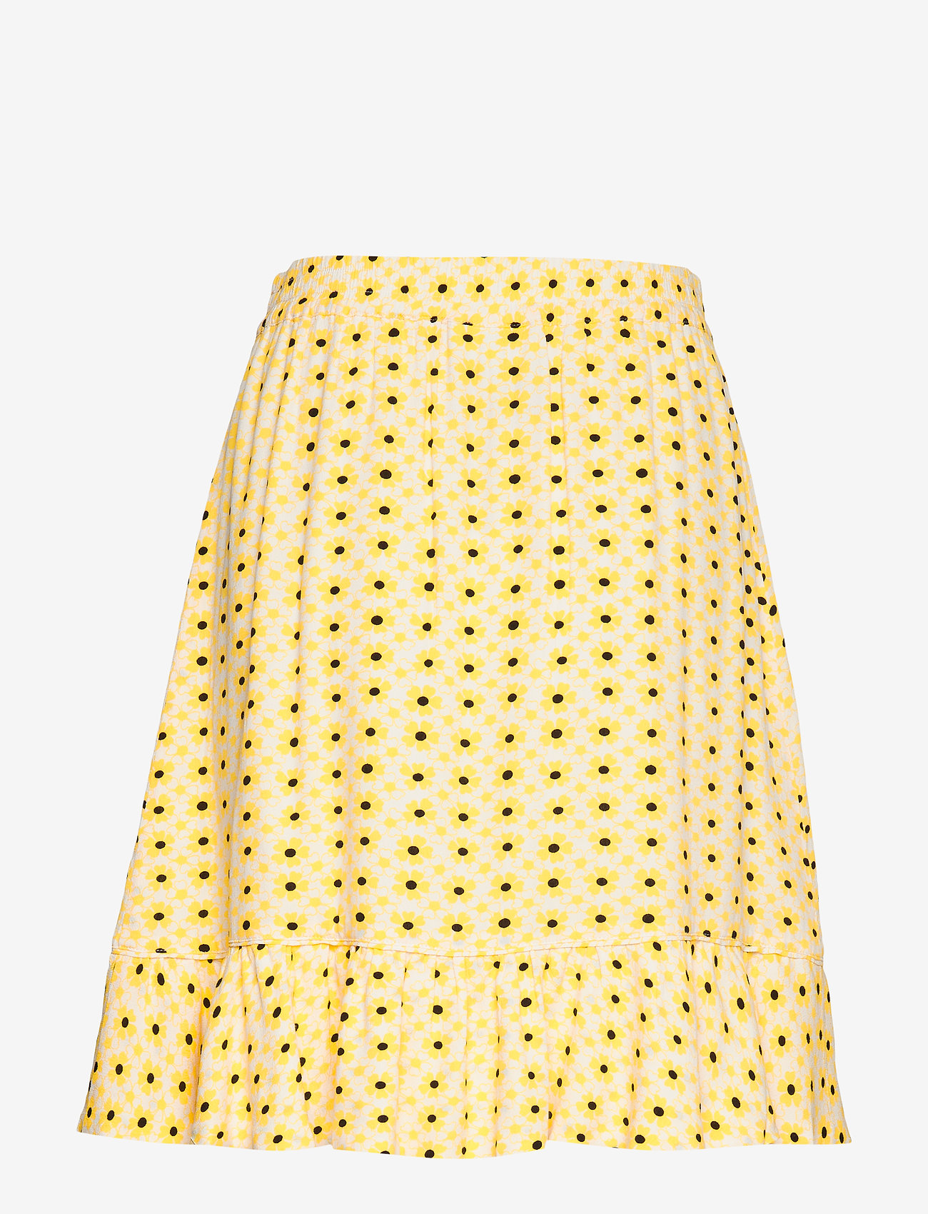 Ganni - Printed Crepe - maize - 1