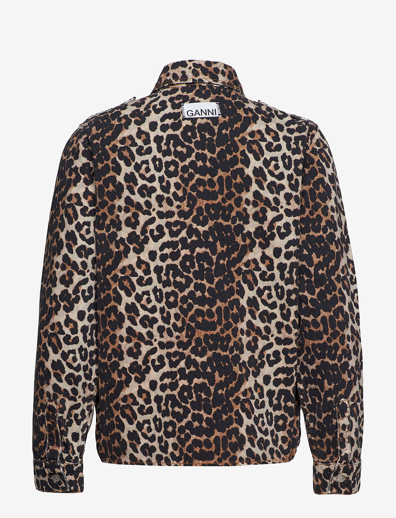 Ganni - Print Denim - leopard - 1