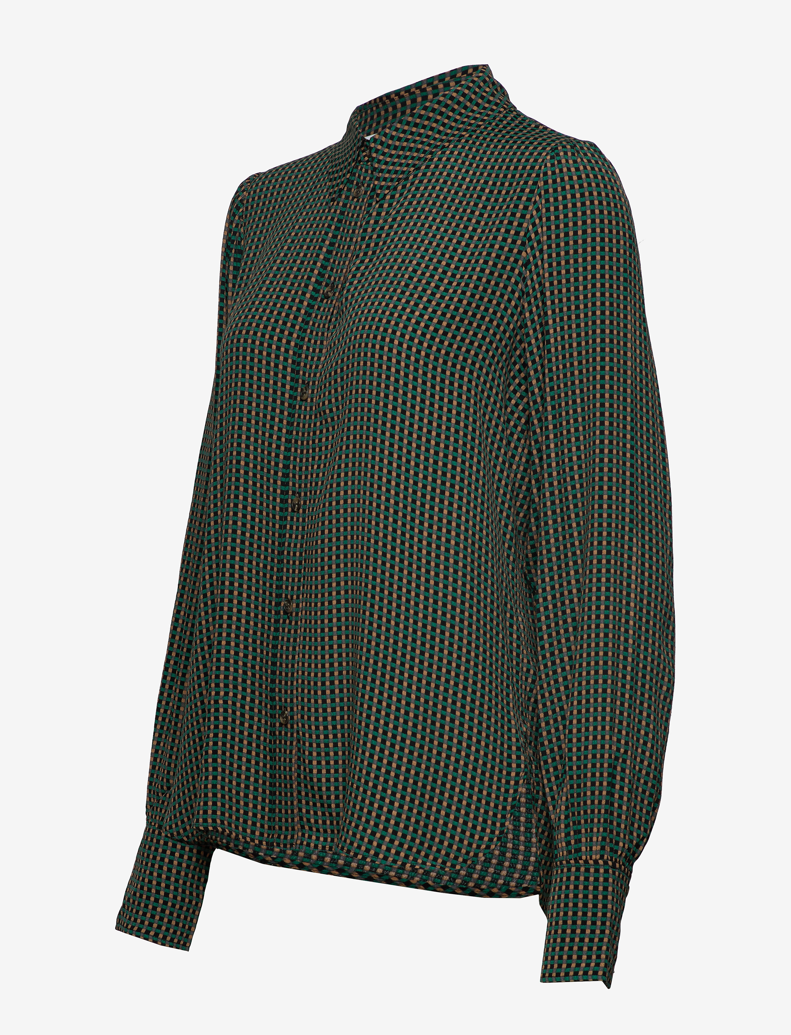 Ganni - Printed Crepe - tiger's eye - 2