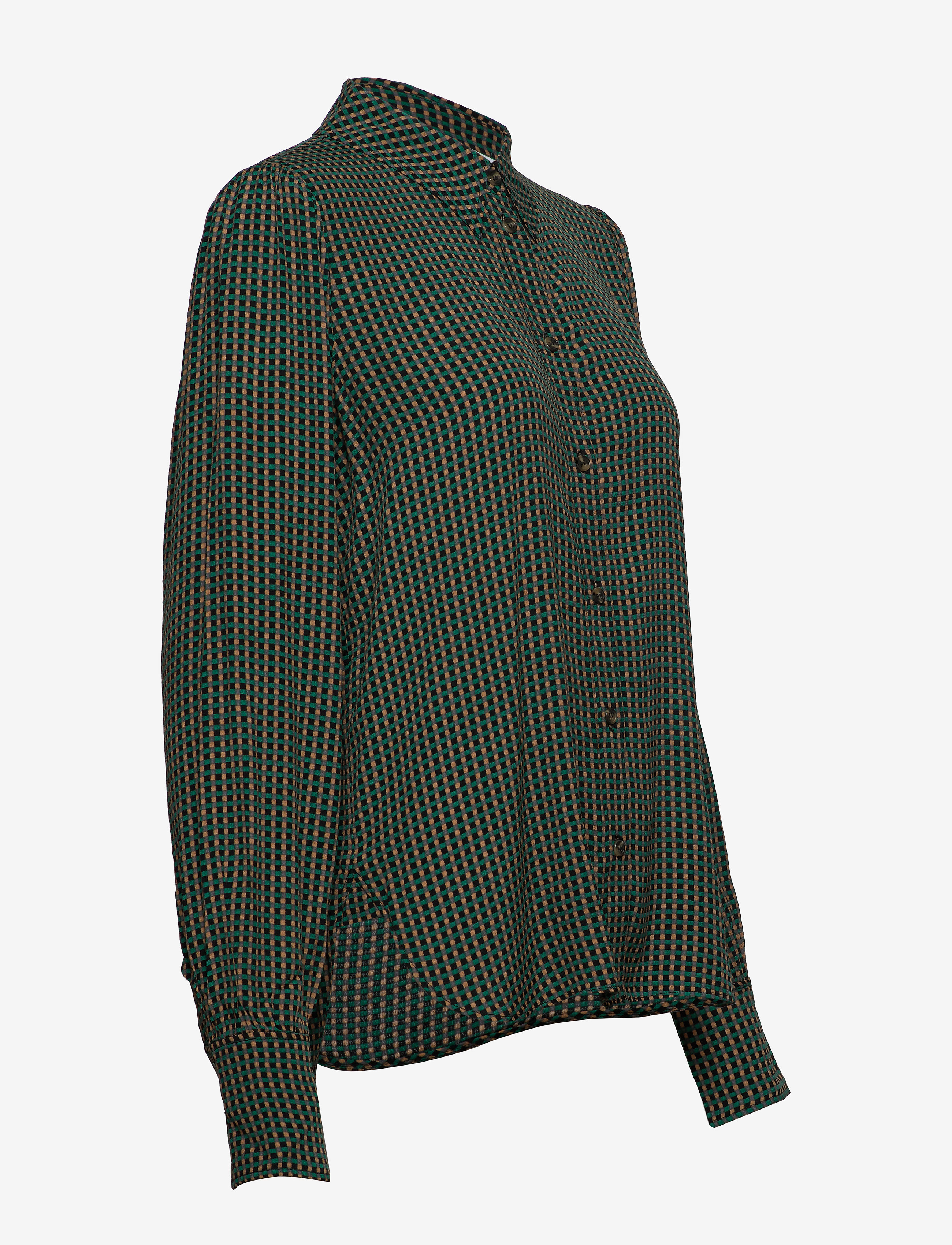 Ganni - Printed Crepe - tiger's eye - 3