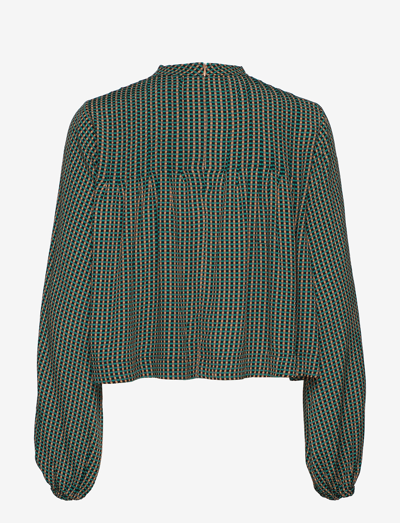 Ganni - Printed Crepe - tiger's eye - 1