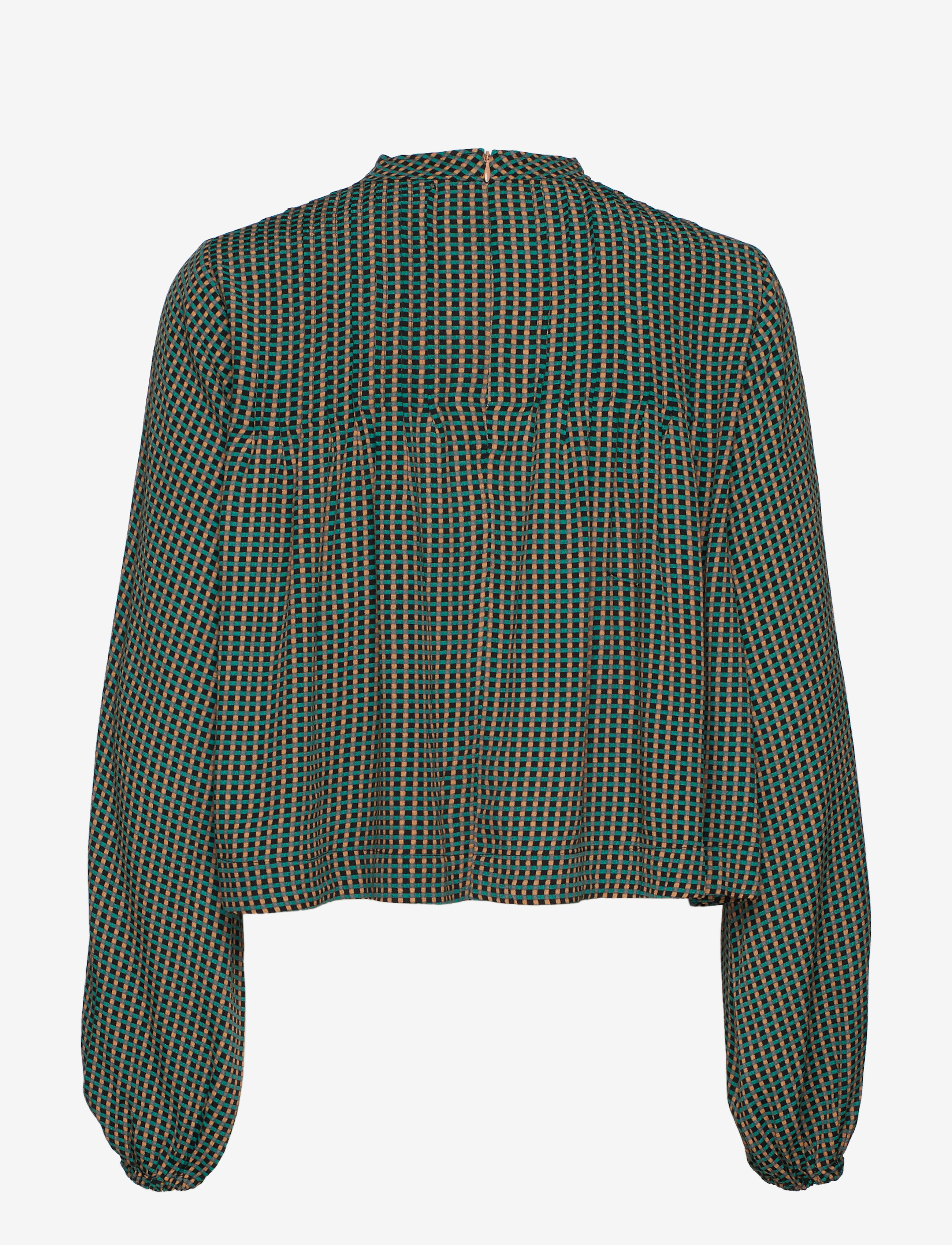 Ganni - Printed Crepe - tiger's eye - 1