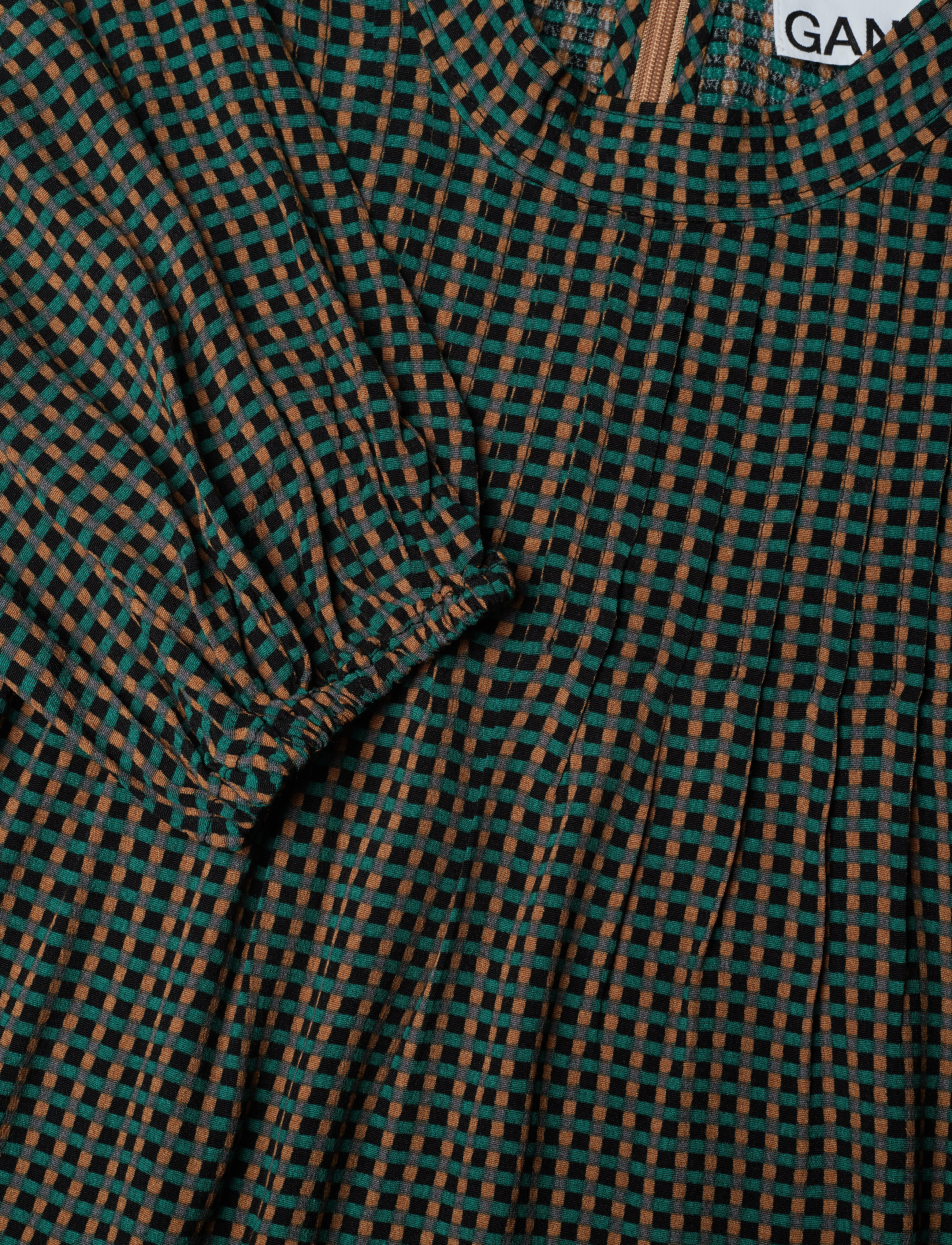 Ganni - Printed Crepe - tiger's eye - 2