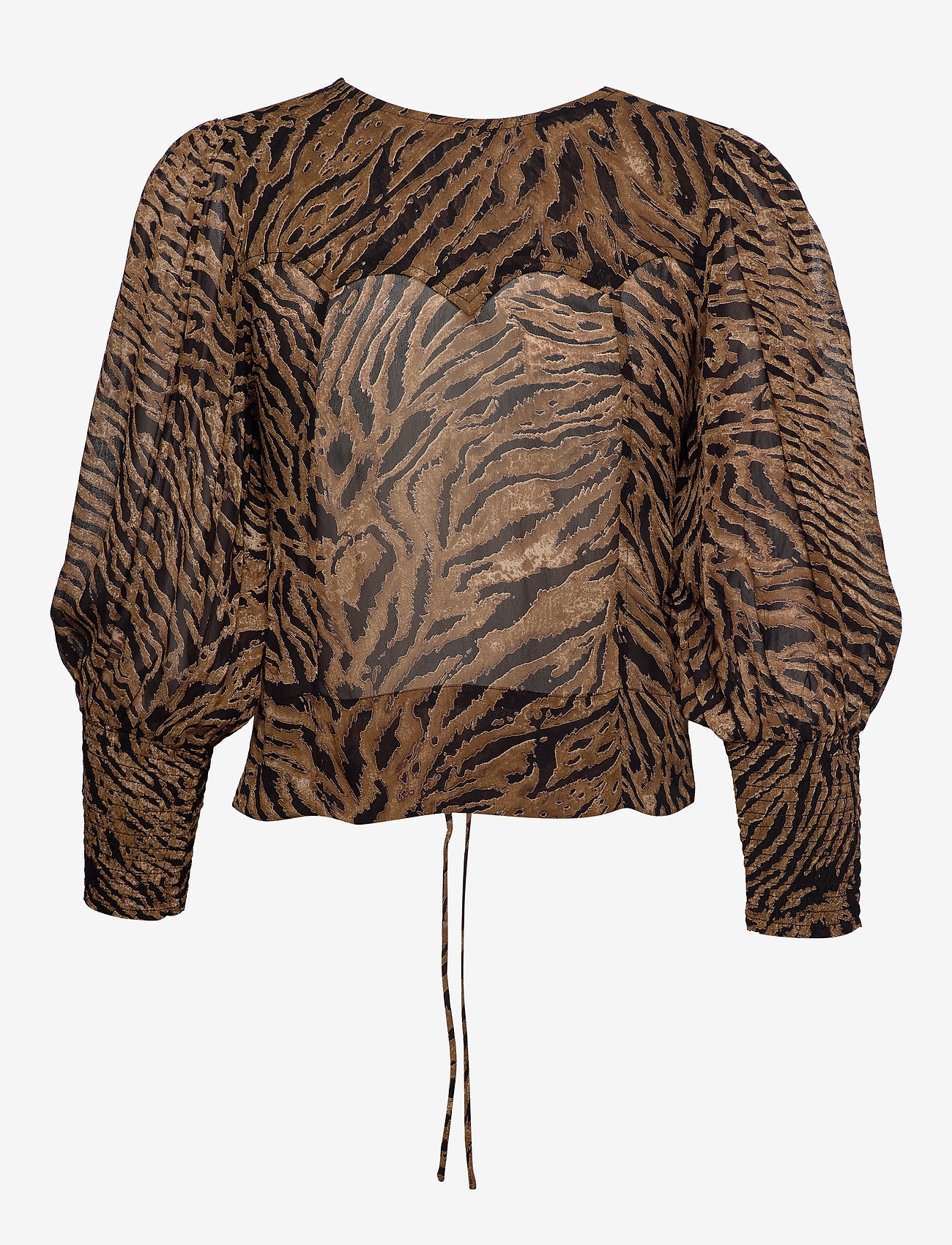 Ganni - Printed Georgette - tiger - 1