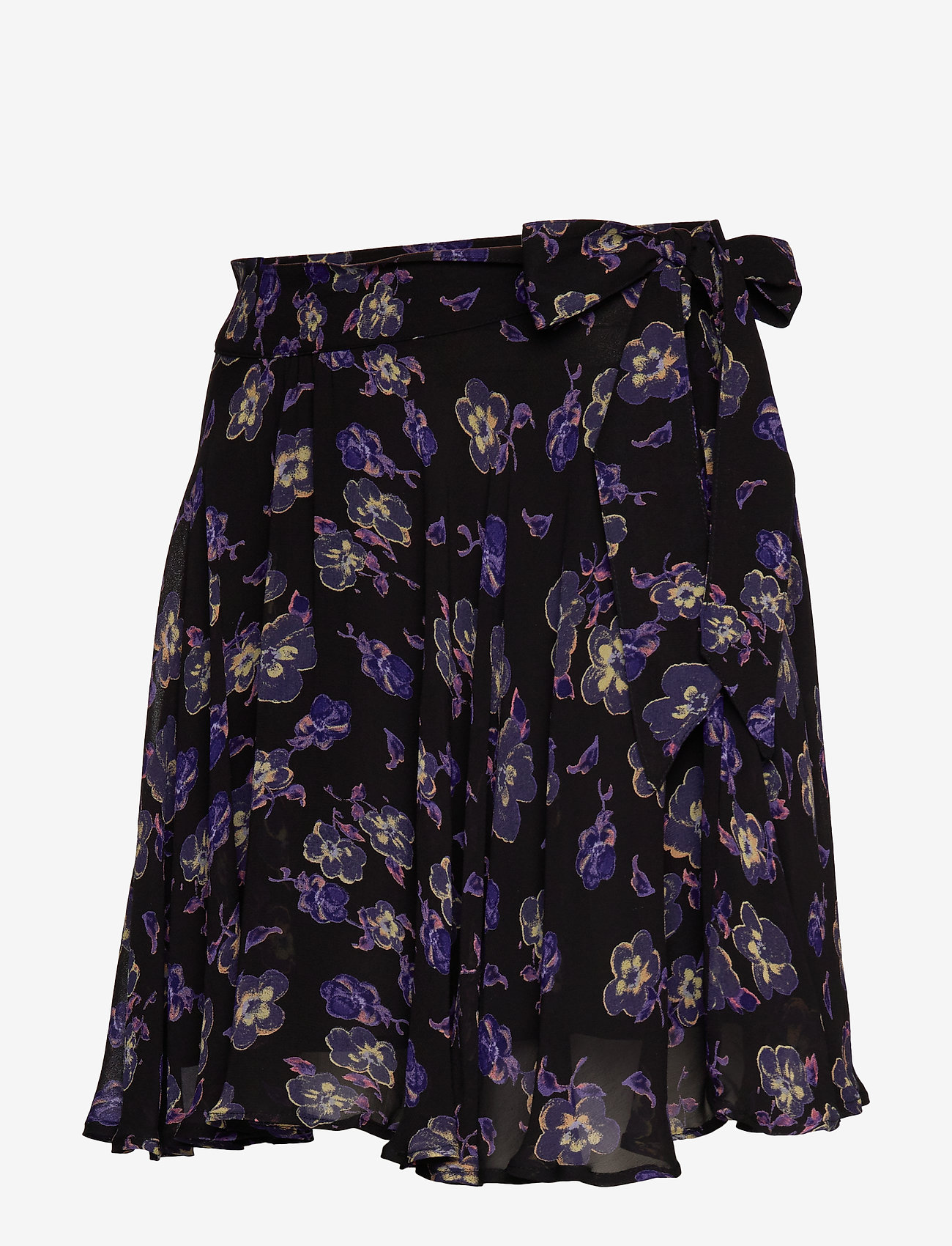 Ganni - Printed Georgette - black - 2