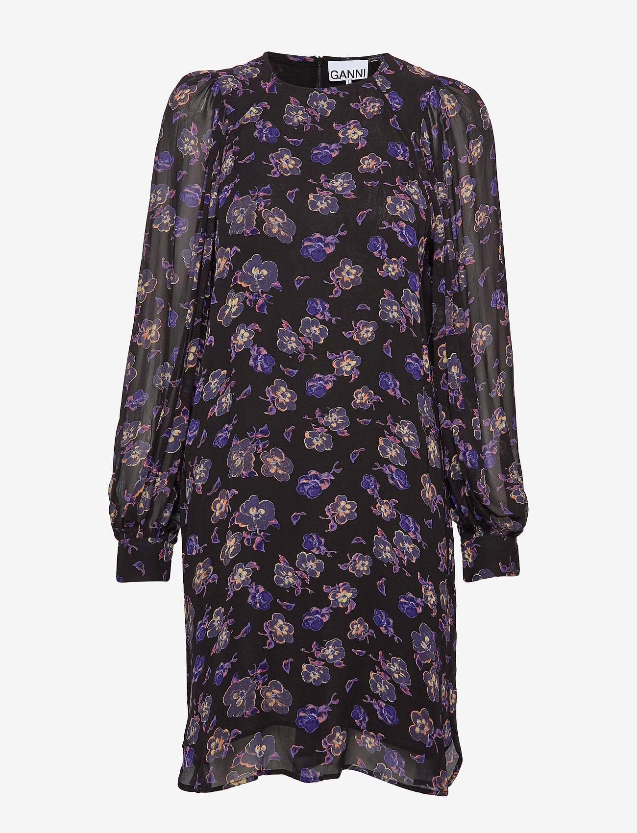 Printed Georgette - BLACK