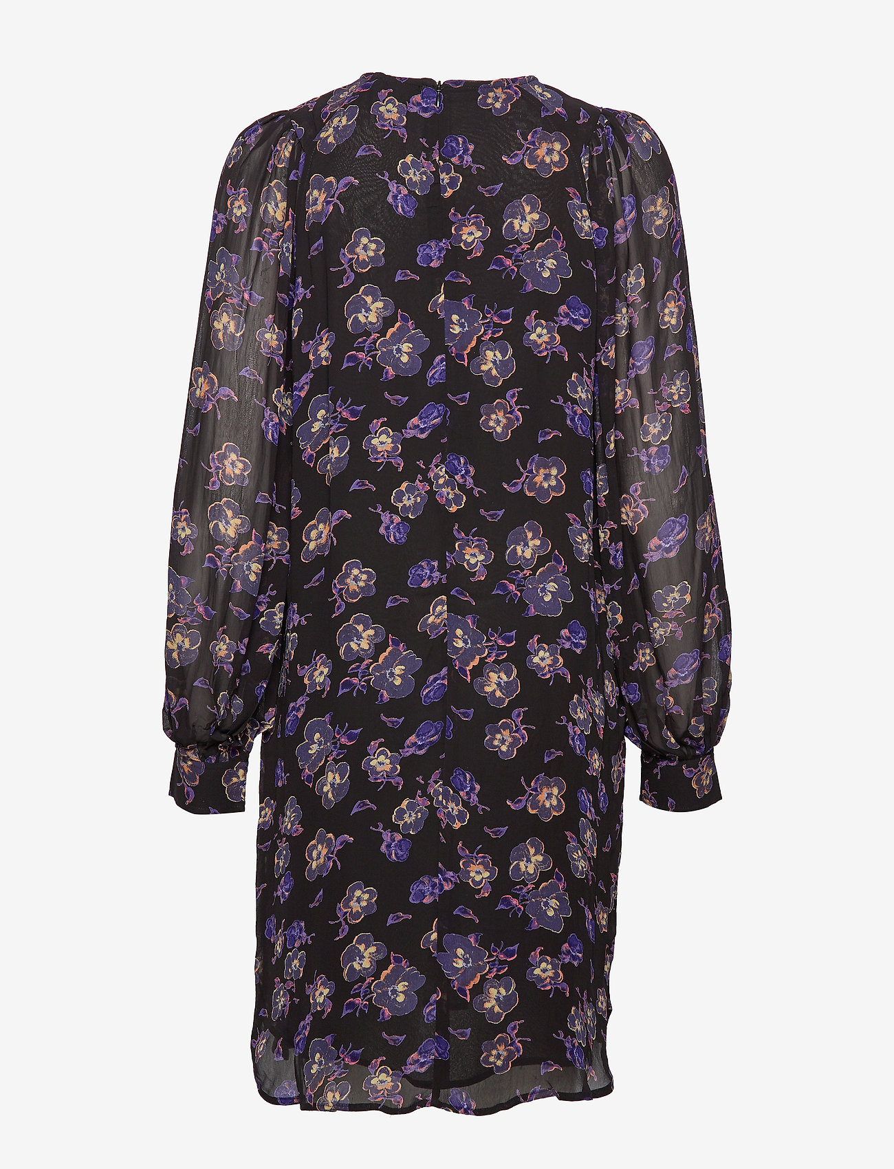 Ganni - Printed Georgette - black - 1