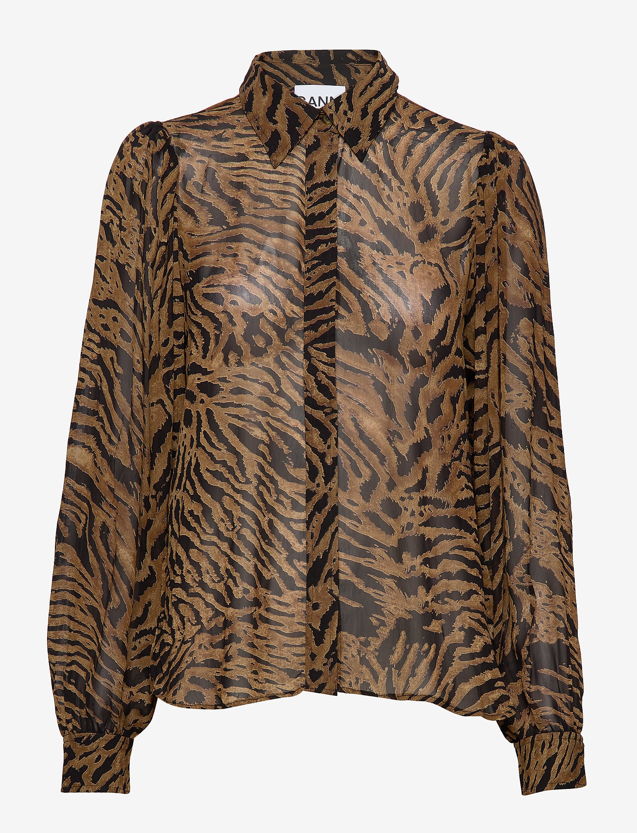 Ganni - Printed Georgette - tiger - 1