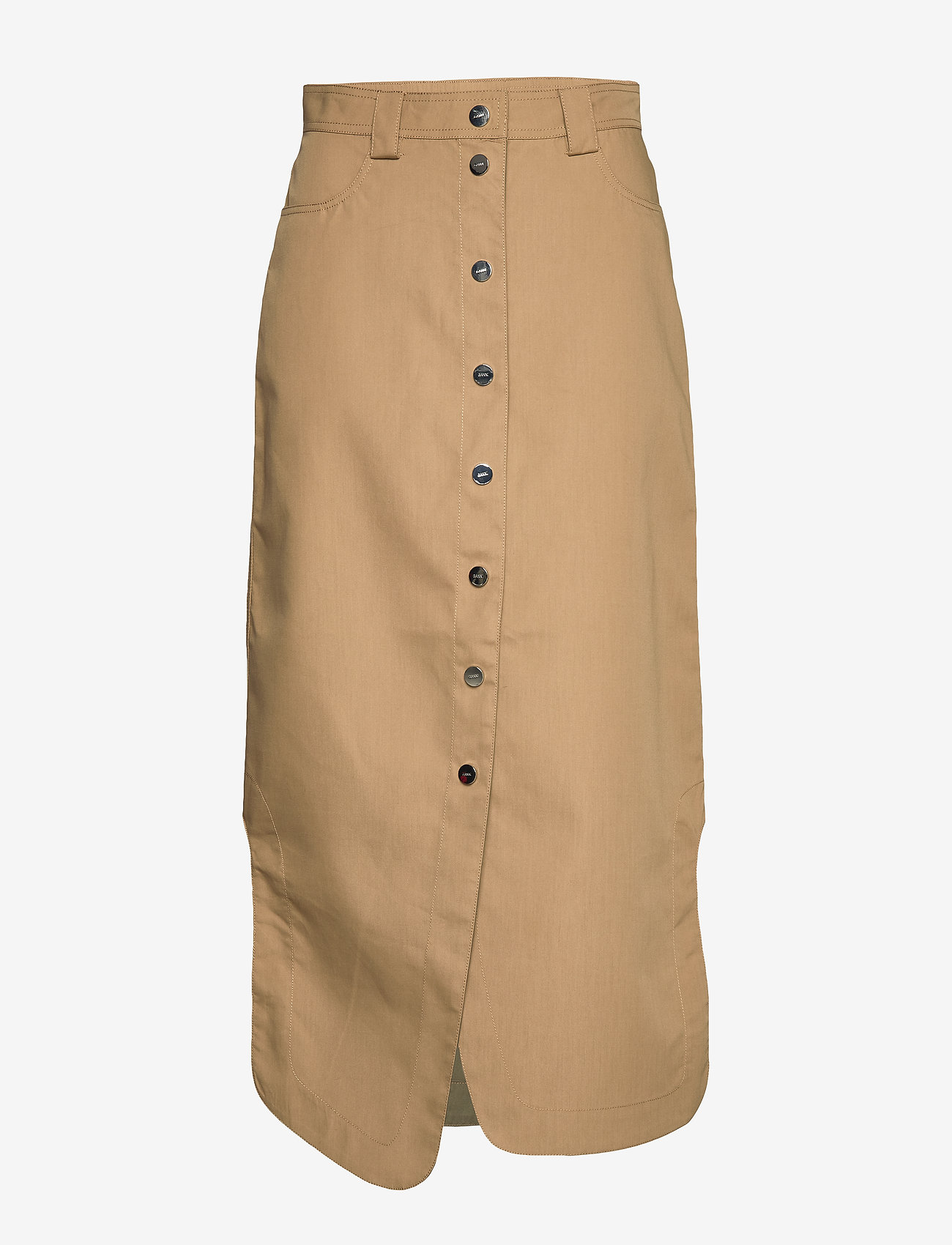 Ganni - Double Cotton - tiger's eye - 0